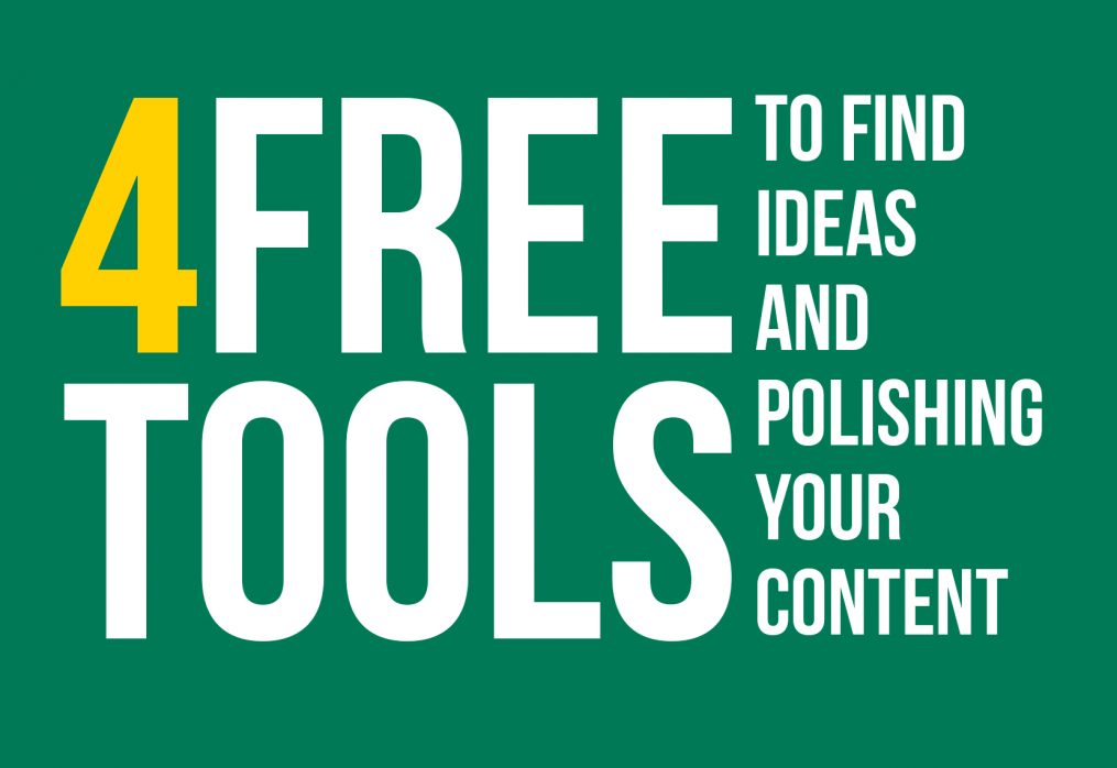 4 Best Free Tools to Generate Content Ideas